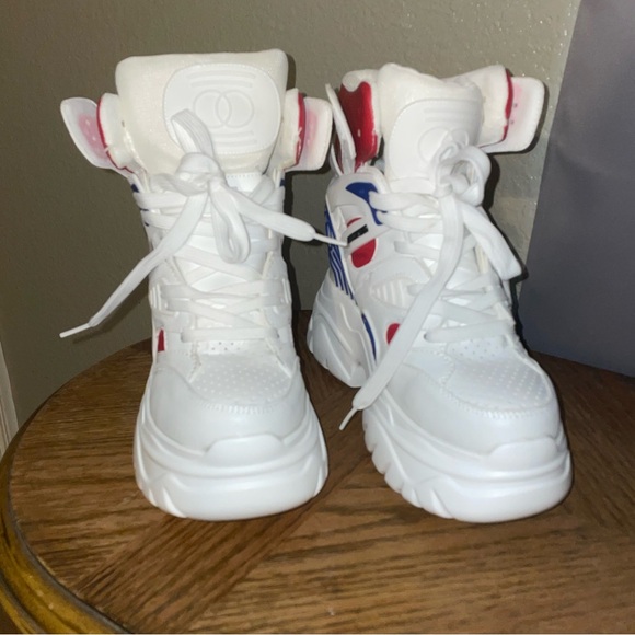 Anthony Wang Wedge Sneakers - Picture 3 of 9